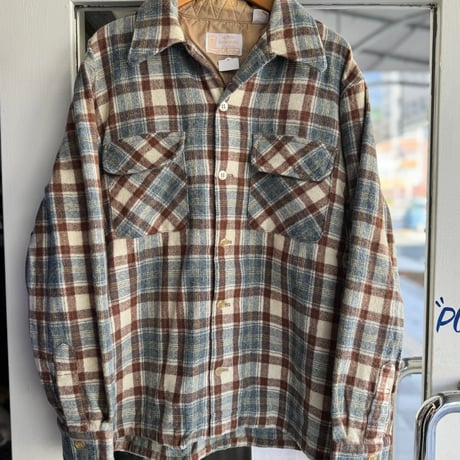 〜70's Sears ウールチェックシャツ