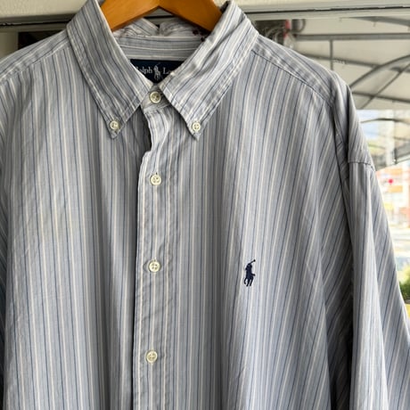 Ralph Lauren長袖ストライプシャツ