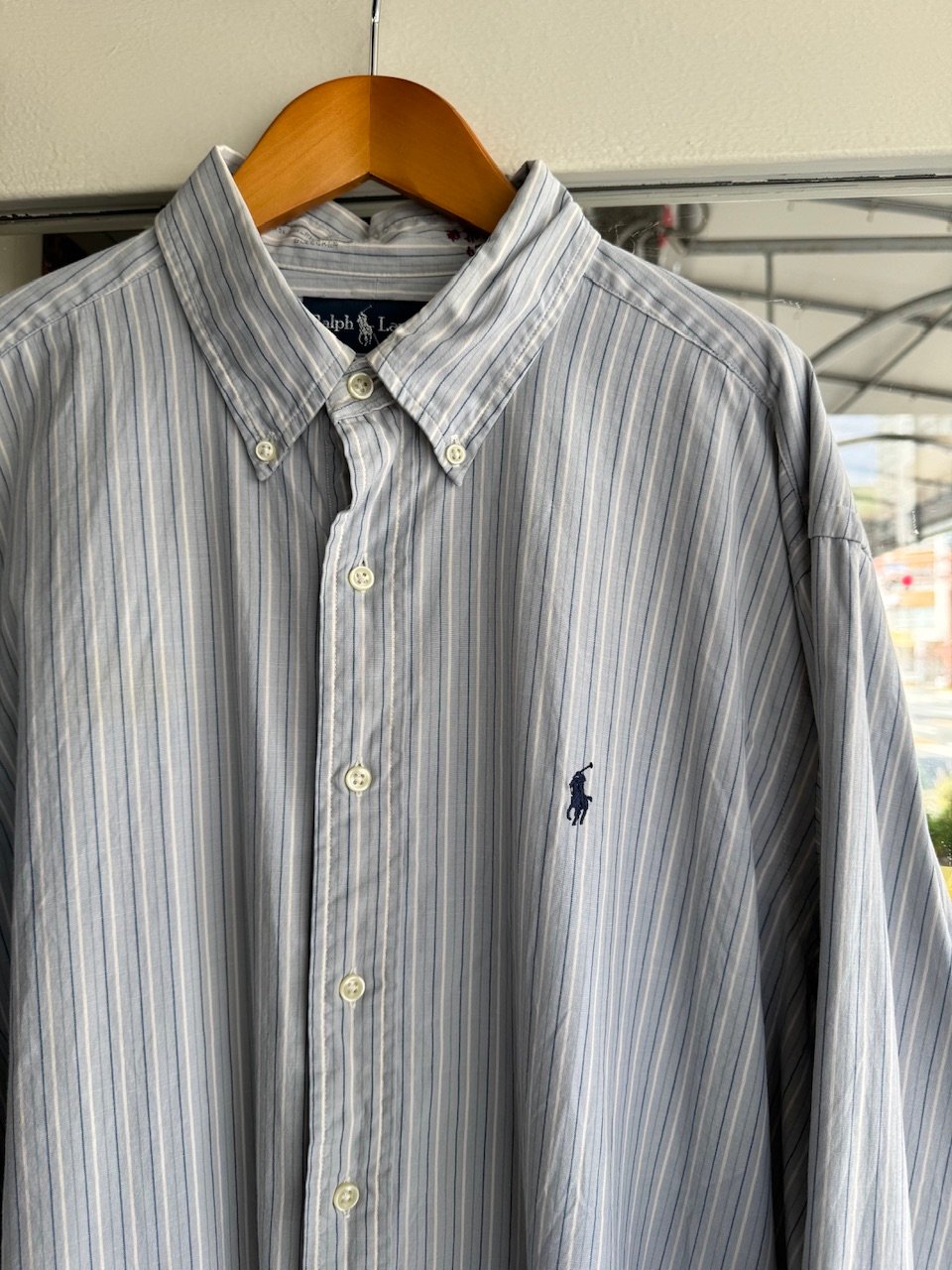 Ralph Lauren長袖ストライプシャツ | CUSTOM FEVER