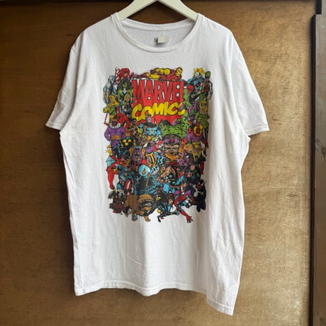 MARVEL キャラ集合Tシャツ
