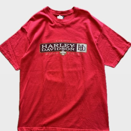 USA製 HARLEY DAVIDSON プリントTシャツ L