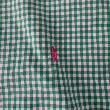 Ralph Lauren ギンガムチェック半袖シャツ