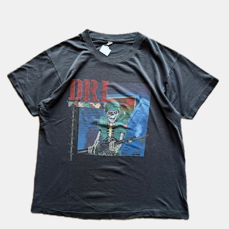 80's “D.R.I.”バンドTシャツ L | CUSTOM FEVER