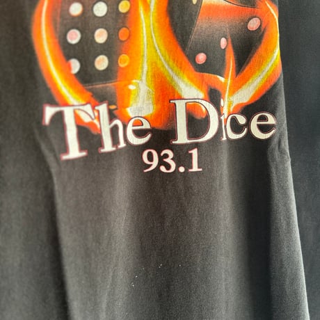 00’s “The Dice 93.1” プリントTシャツ XXL