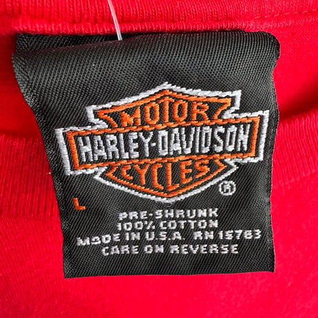 USA製 HARLEY DAVIDSON プリントTシャツ L