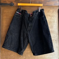 TOMMY ブラックデニムショーツ　W40