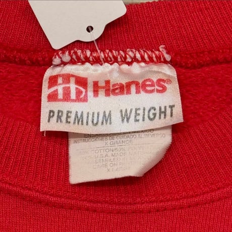 90s Hanes PREMIUM WEIGHT 無地スウェット