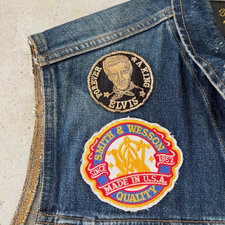 Wrangler ワッペン付きデニムベスト