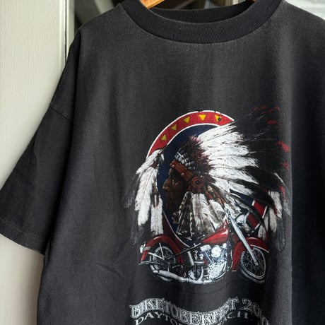 00's USA製 BIKETOBERFEST プリントTシャツ L