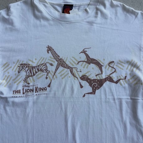 Disney THE LION KING アニマルプリントTシャツ