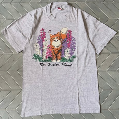 ~90s USA製 猫ちゃんTシャツ