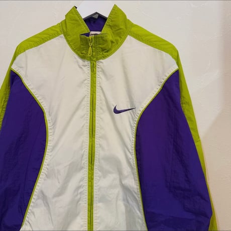 90s NIKE デザインナイロンジャケット