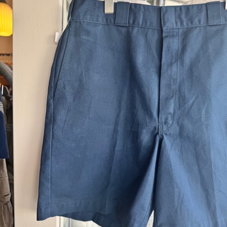90's USA製 Dickies 42234 ワークショーツ ネイビー W36