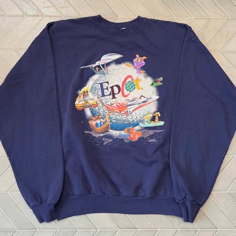 00s EPCOT デザインスウェット