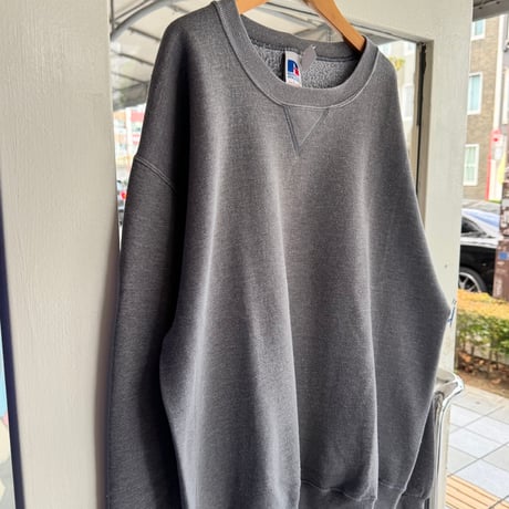 MEXICO製 RUSSELL無地スウェット L  GOOD FADE
