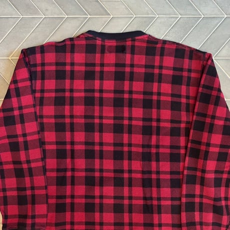 Polo チェック柄サーマルロンT