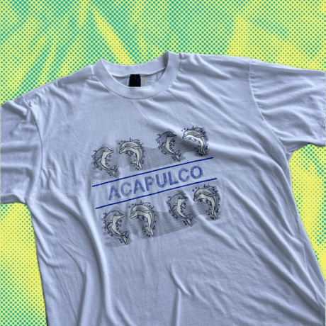 イルカグラフィックTシャツ
