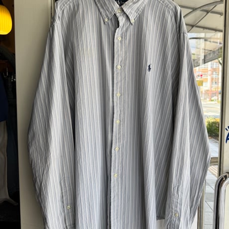 Ralph Lauren長袖ストライプシャツ