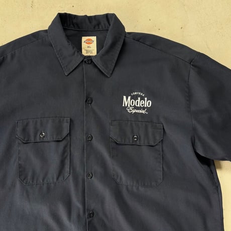 Dickies Modelo 刺繍ワークシャツ