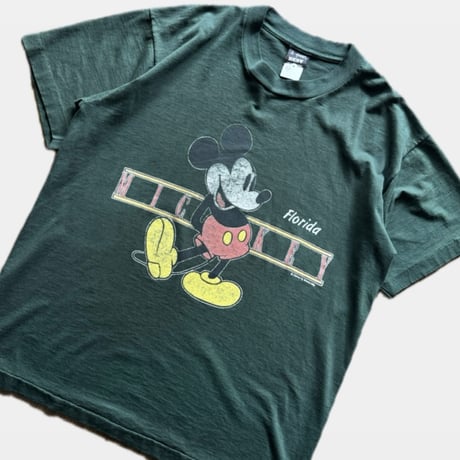 〜90's USA製 MICKEY プリントTシャツ L