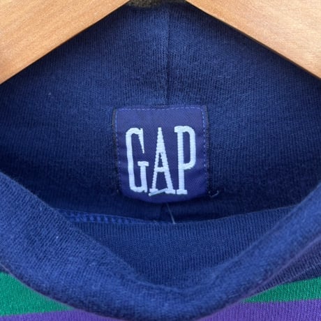 OLD GAP ボーダーハイネックロンT