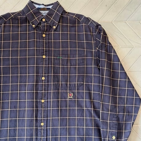 TOMMY HILFIGER ウィンドウペン柄シャツ