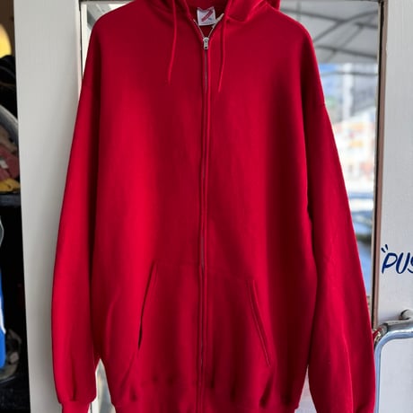 90's USA製 JERZEES ジップパーカー XL