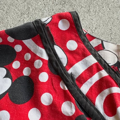 Mickey & Co. ミッキー総柄 ベースボール風チュニックワンピース