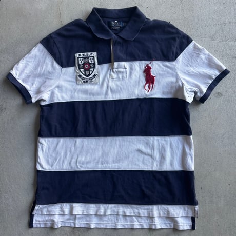 Polo Ralph Lauren ビッグポニー太ボーダーポロシャツ