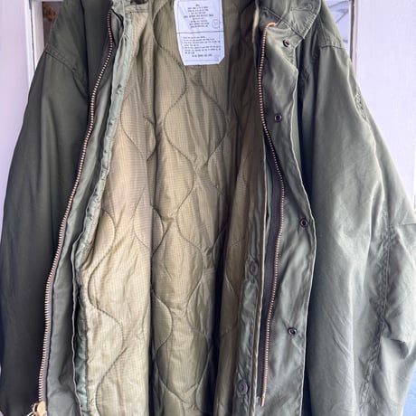 【FULL SET】1970s-80s U.S.ARMY M-65 Fishtail Parka / SMALL