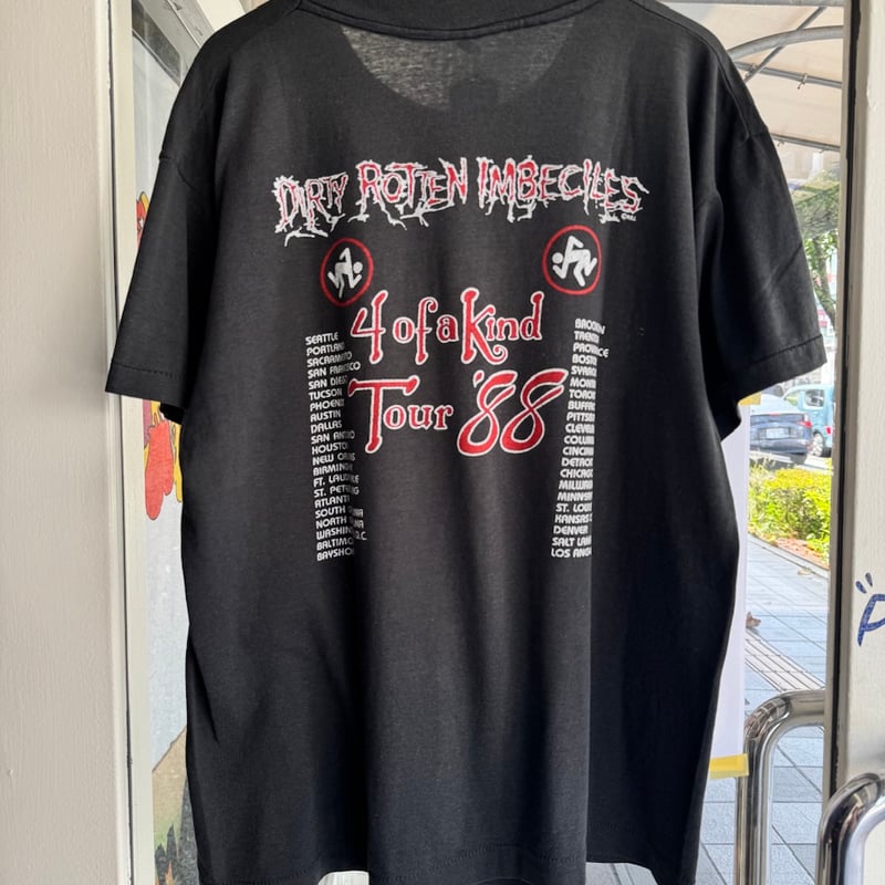 D.R.I. バンド Tシャツ ヴィンテージ 80's “D.R.I.”バンドTシャツ L | CUSTOM FEVER