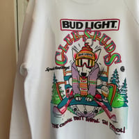80's USA製 BUDLIGHT プリントスウェット