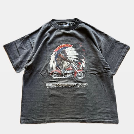 00's USA製 BIKETOBERFEST プリントTシャツ L
