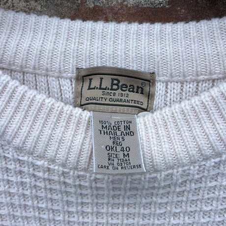 L.L.Bean ワッフルニット