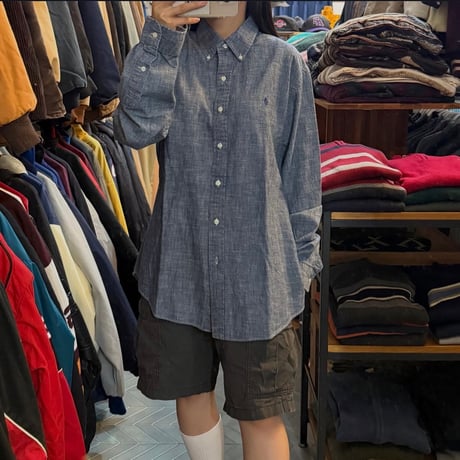 polo Ralph Lauren コットンシャンブレーシャツ