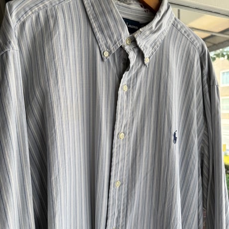 Ralph Lauren長袖ストライプシャツ