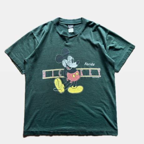 〜90's USA製 MICKEY プリントTシャツ L
