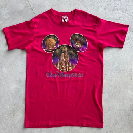 USA製　Disney ラメグラフィックTシャツ
