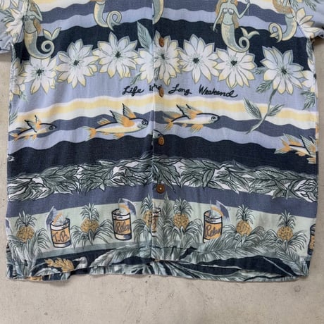 Tommy Bahama 総柄アロハシャツ