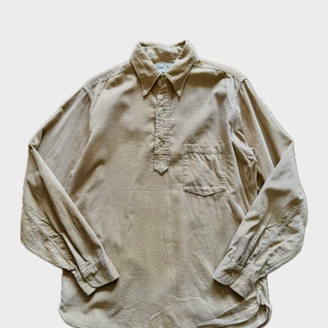 60's〜 Golden Lionコーデュロイプルオーバー マチ付きシャツ