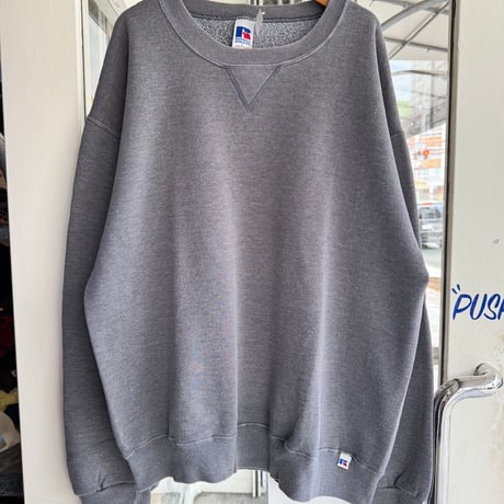 MEXICO製 RUSSELL無地スウェット L  GOOD FADE