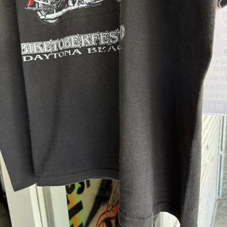00's USA製 BIKETOBERFEST プリントTシャツ L