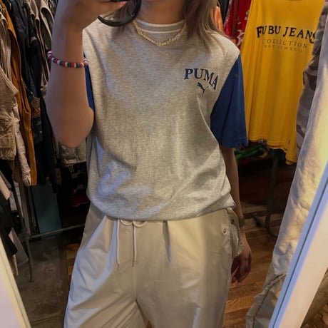 PUMA 切り替えTシャツ