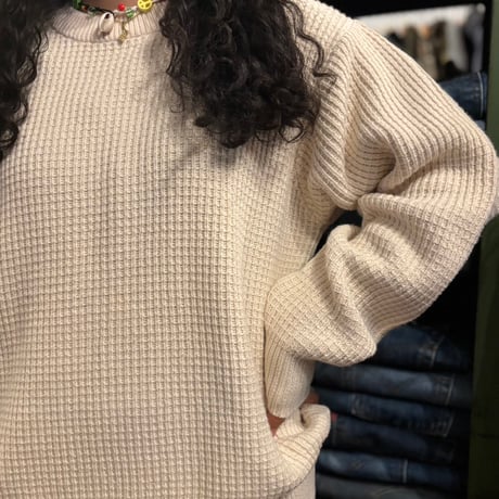 L.L.Bean ワッフルニット