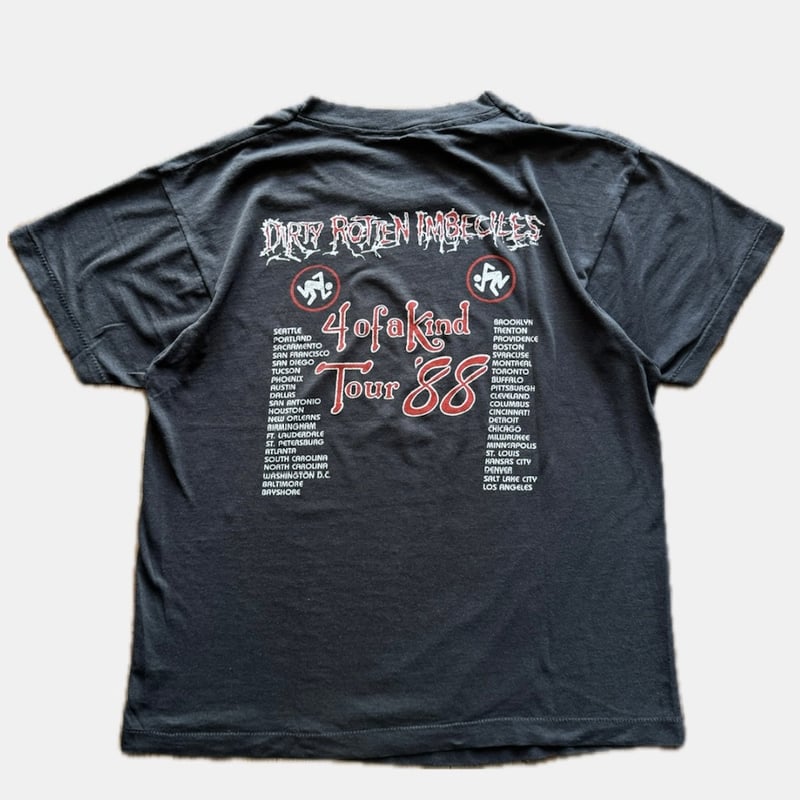 D.R.I. バンド Tシャツ ヴィンテージ 80's “D.R.I.”バンドTシャツ L | CUSTOM FEVER