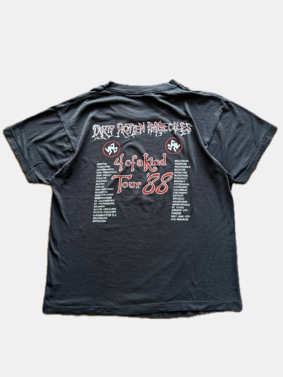 80's “D.R.I.”バンドTシャツ L | CUSTOM FEVER