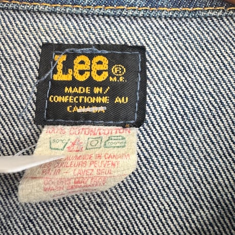 80's Lee CANADA製 デニムジャケット