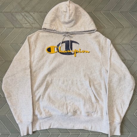 champion reverse weave デザインロゴパーカー