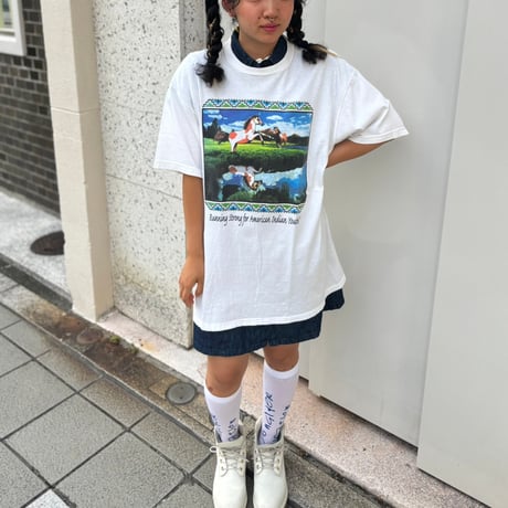 馬グラフィックTシャツ