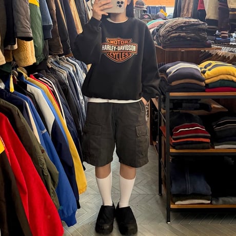 90s Harley-Davidson ロゴスウェット